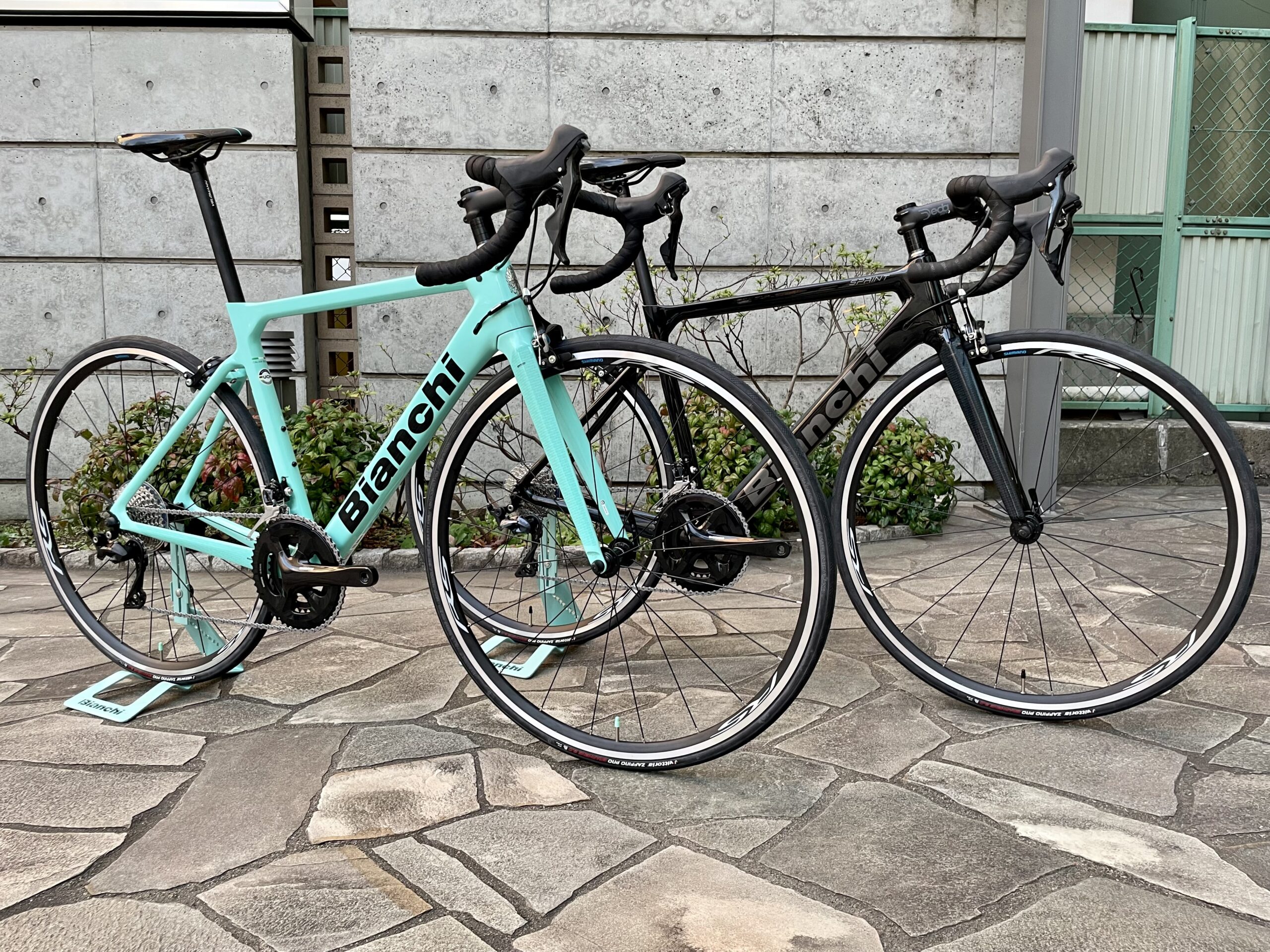 22段ロードバイク ビアンキ カスタム多数